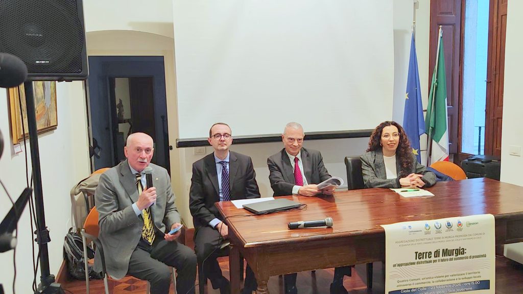 Un momento dell’evento dedicato alle Terre di Murgia